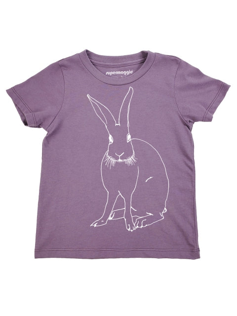 Funny Bunny Kids Tee in Lilac