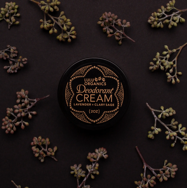 Lulu Organics Lavender and Clary Sage Cream Deodorant