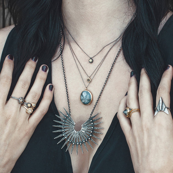Lauren Wolf Stingray Goddess Necklace