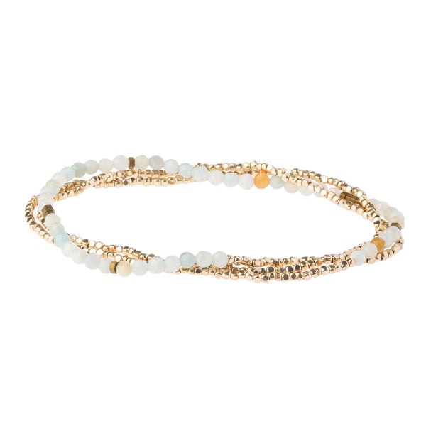 Delicate Amazonite Wrap Bracelet/Necklace