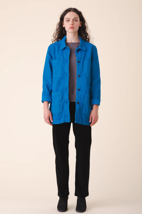 Winter Chore Coat in French Blue