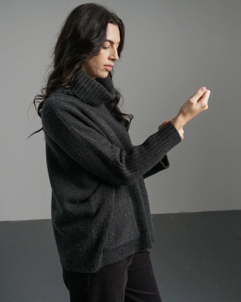 Adela Sweater in Charcoal