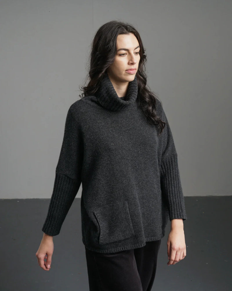 Adela Sweater in Charcoal