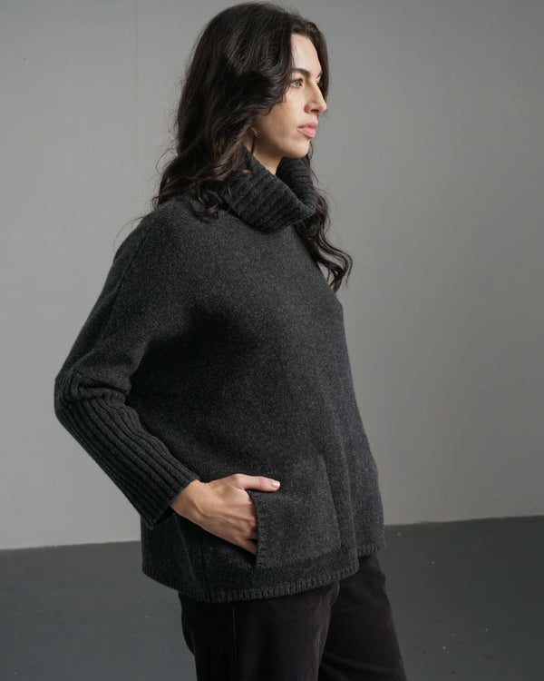 Adela Sweater in Charcoal
