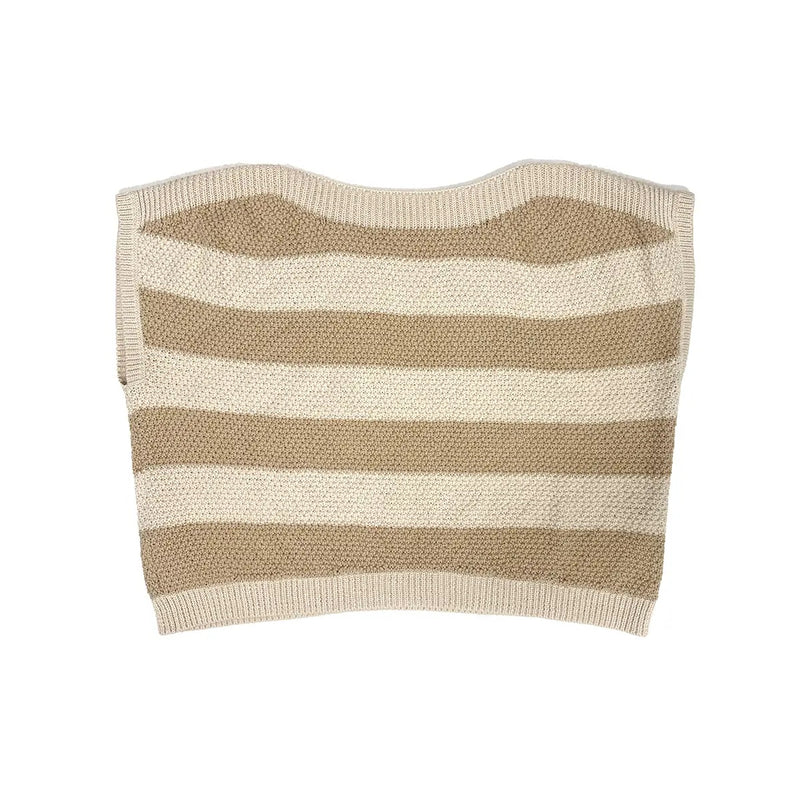 Alfie Sweater in Oatmeal Stripe