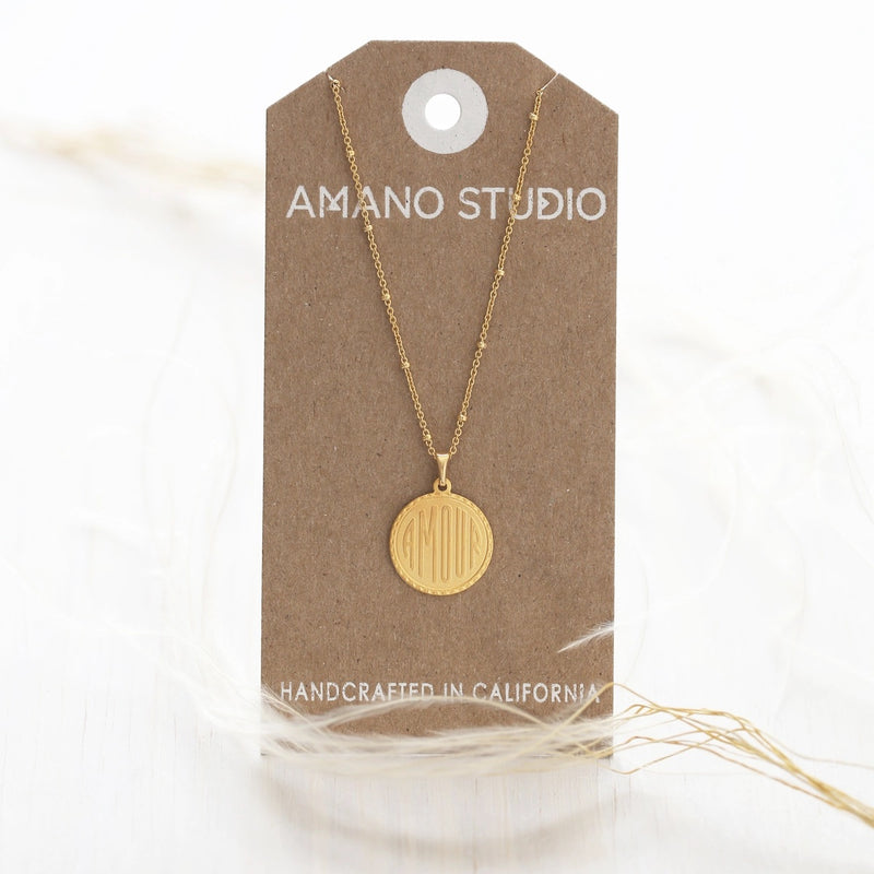 Amour Medallion Necklace