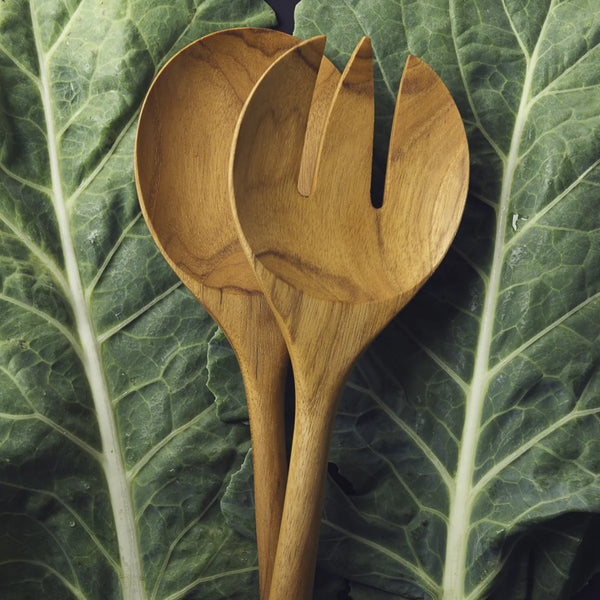 Teak Serving Set