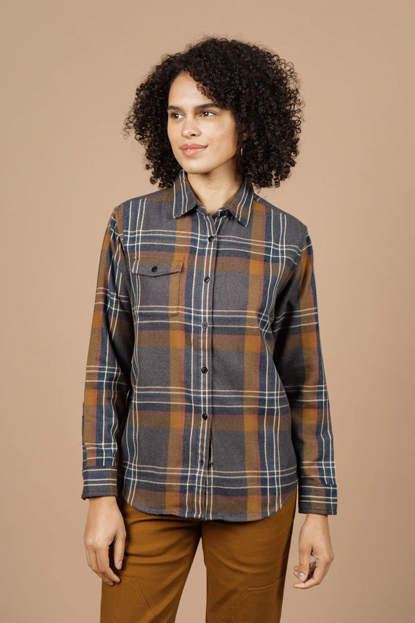 Bird Shirt in Twilight Plaid