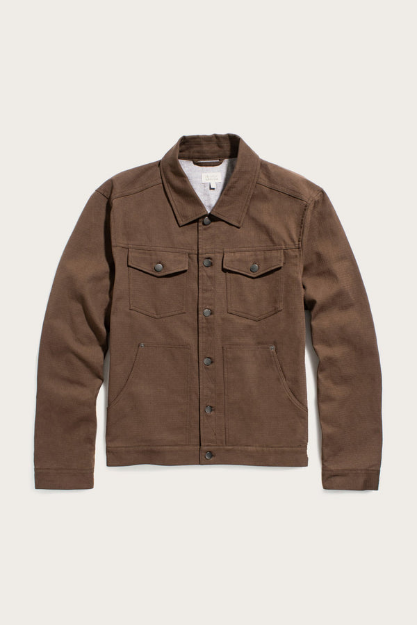 Burl Trucker Jacket - Walnut