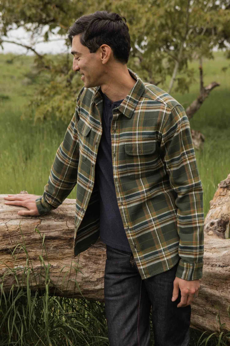 The Cole Slim Shirt - Green Mountain Plaid