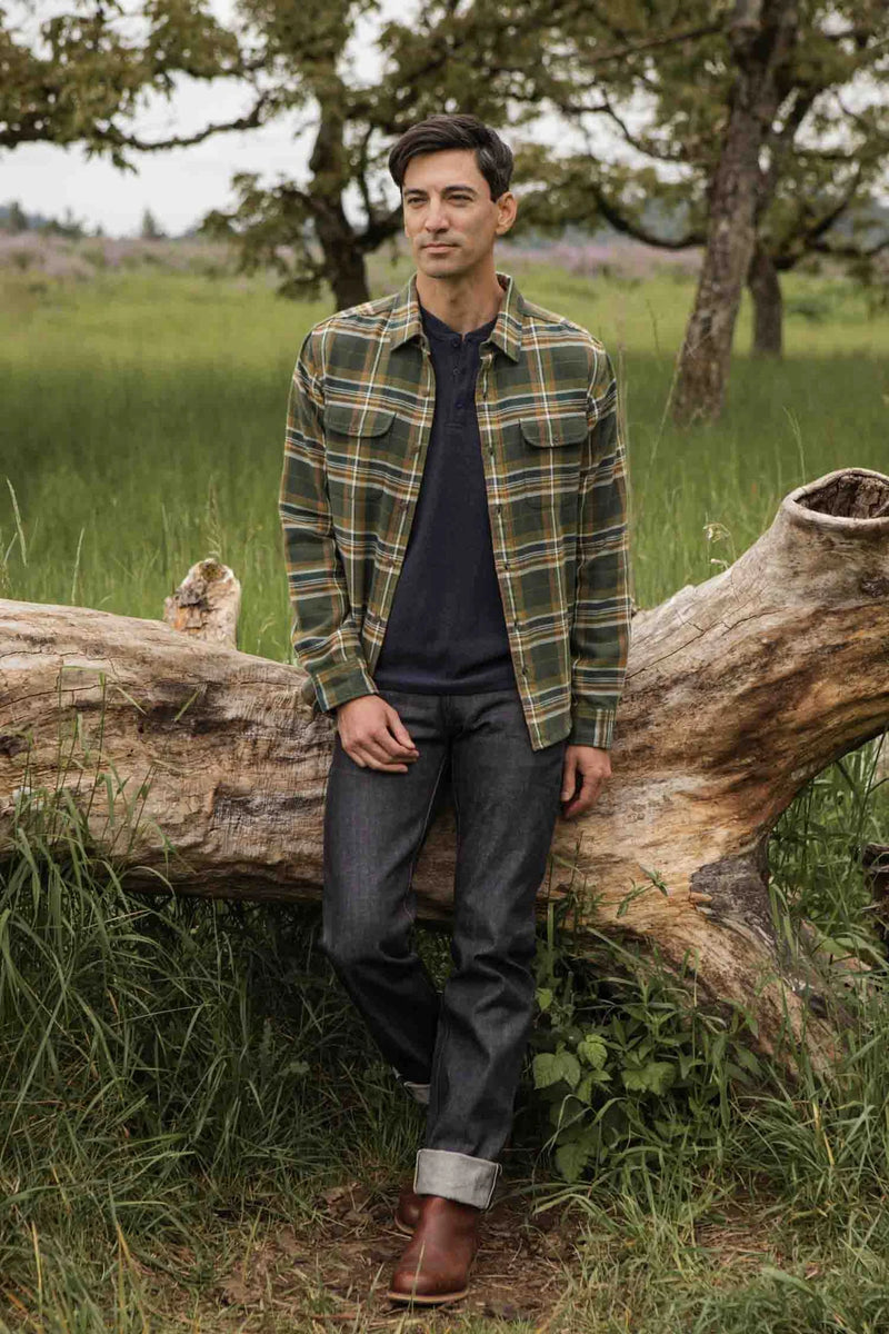 The Cole Slim Shirt - Green Mountain Plaid