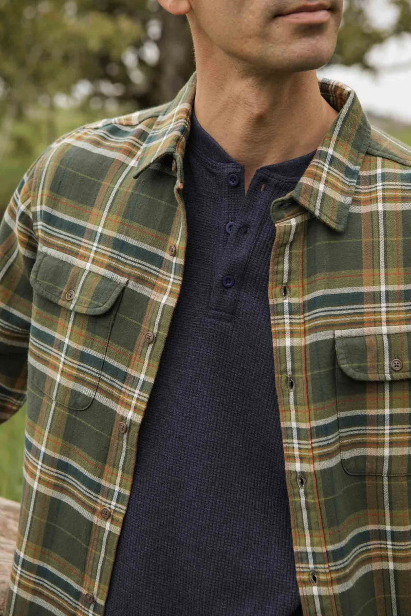 The Cole Slim Shirt - Green Mountain Plaid