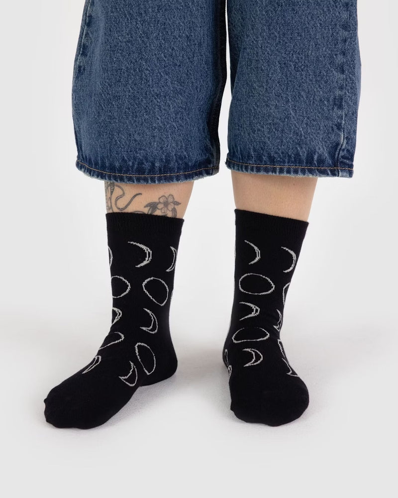 Moon Crew Socks