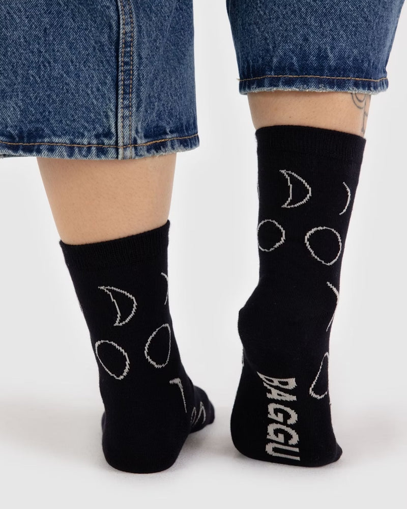 Moon Crew Socks