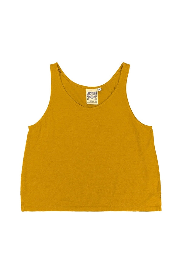 Jungmaven Cropped Tank - Spicy Mustard