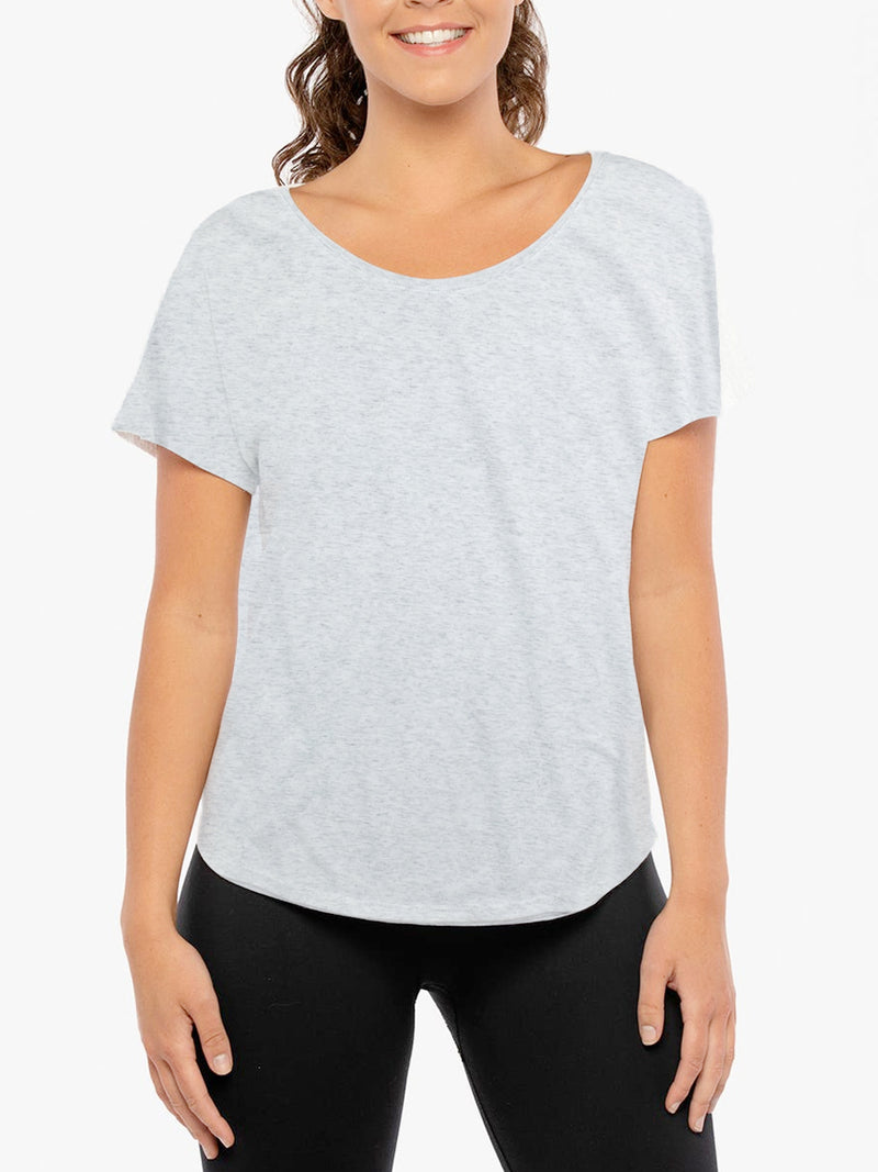 Pointy Ovals Nina Tee in Oatmeal