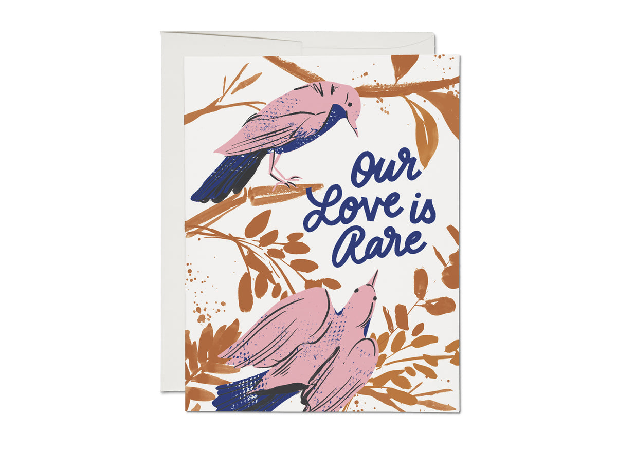 Rare Birds Card – Foxglove Berkeley