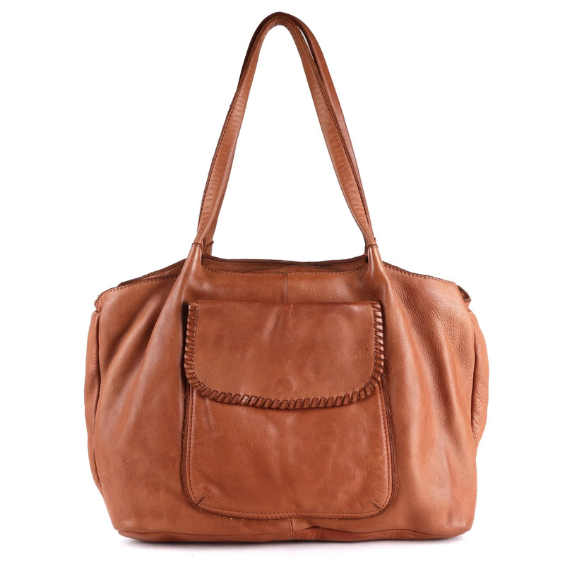 Ellison Shoulder Bag in Cognac