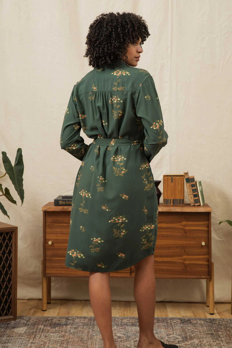 Emery Shirt Dress - Woodland Bloom