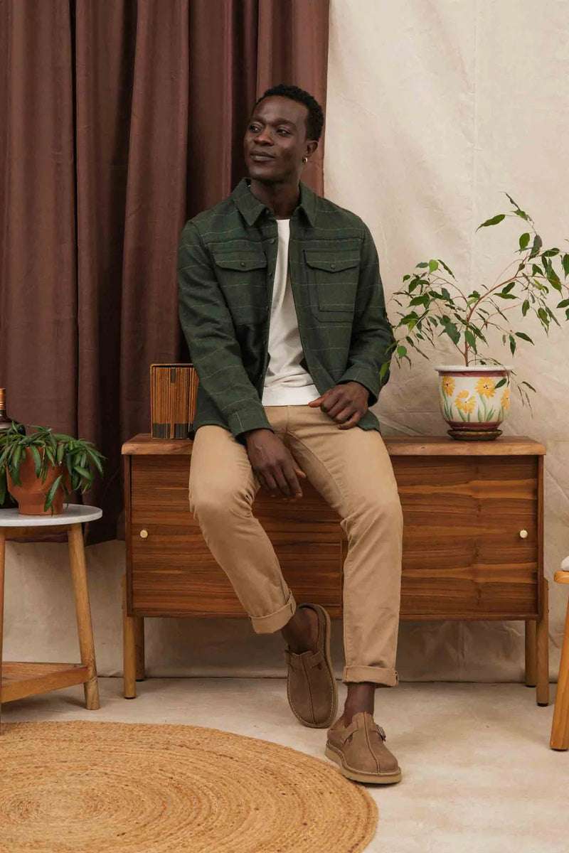 The Fielding Shirt Jacket - Cypress Windowpane