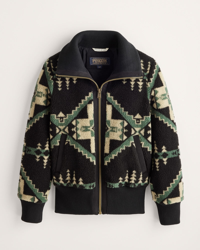 Pendleton Foxglove Range Fleece Bomber Jacket