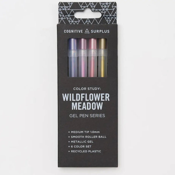 Wildflower Meadow Metallic Gel Pens Pack of 6