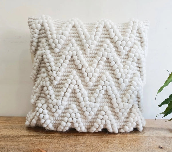 Wool Chevron Pillow Cover