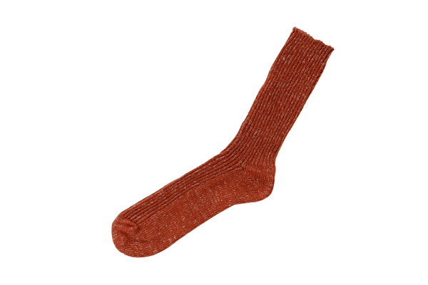 Hemp Cotton Ribbed Sock - Boston Brick