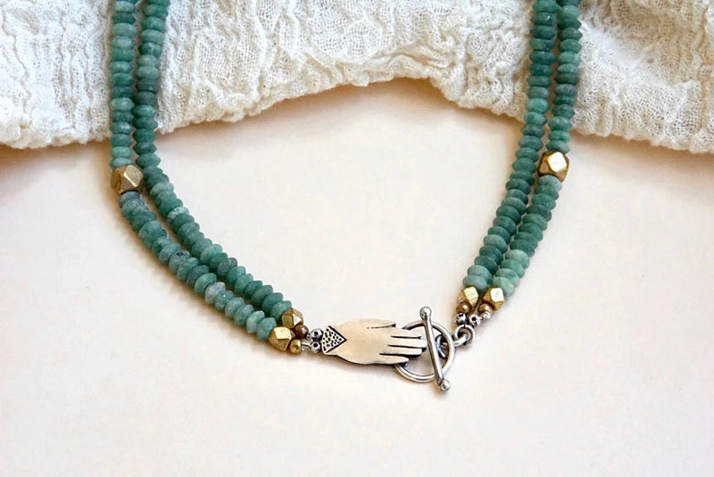 Holding Hands Necklace