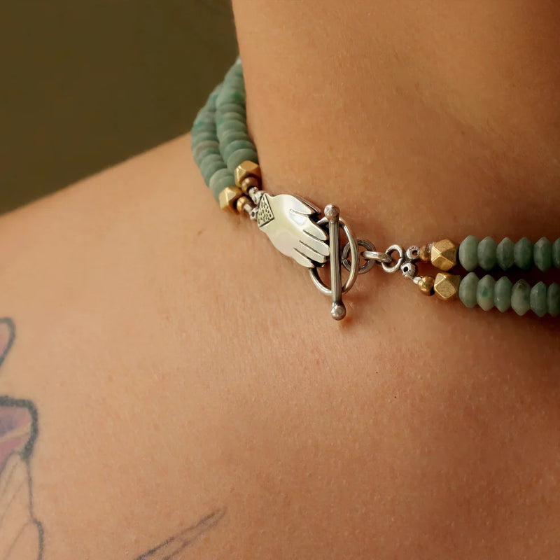 Holding Hands Necklace