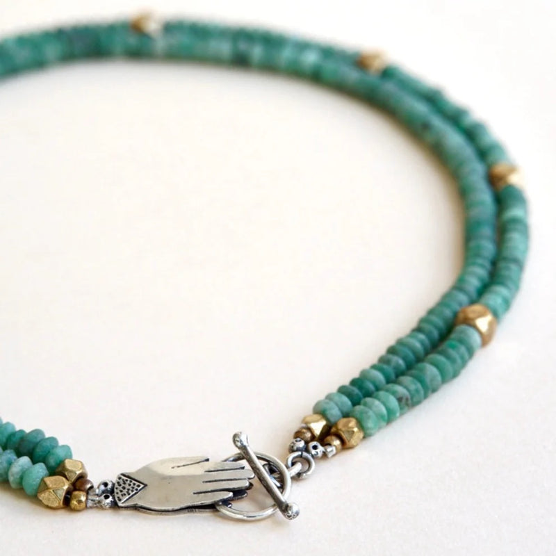 Holding Hands Necklace