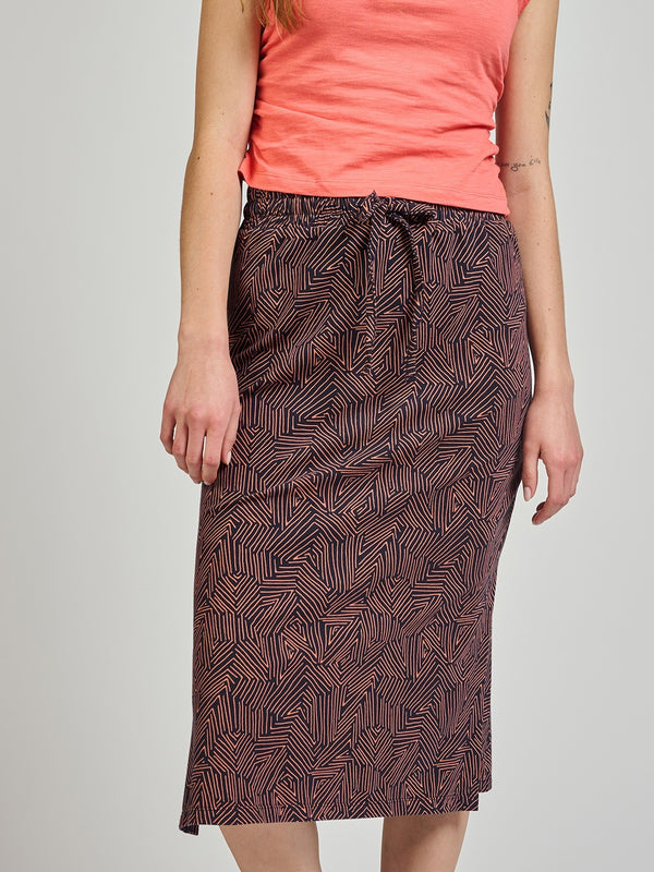 Isla Skirt - Tree Rings Blue