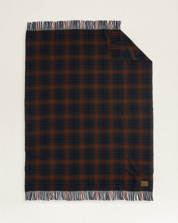 Pendleton Motor Robe Throw w/ Leather Carrier - Jacksonville Plaid