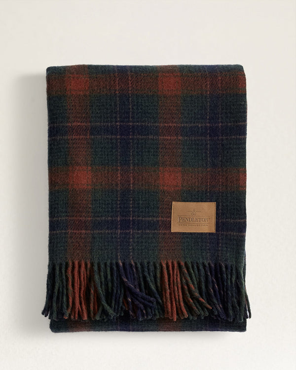 Pendleton Motor Robe Throw w/ Leather Carrier - Jacksonville Plaid
