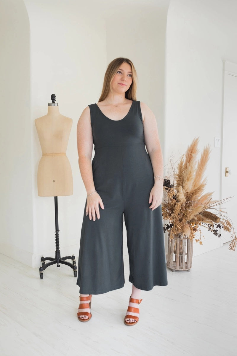 Lakeside Jumpsuit (Organic Cotton) - Zinc Grey