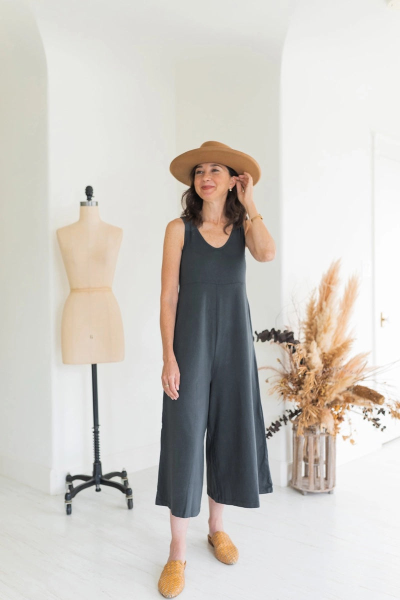 Lakeside Jumpsuit (Organic Cotton) - Zinc Grey