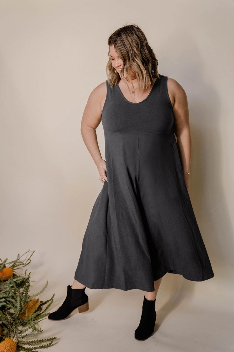 Lakeside Jumpsuit (Organic Cotton) - Zinc Grey