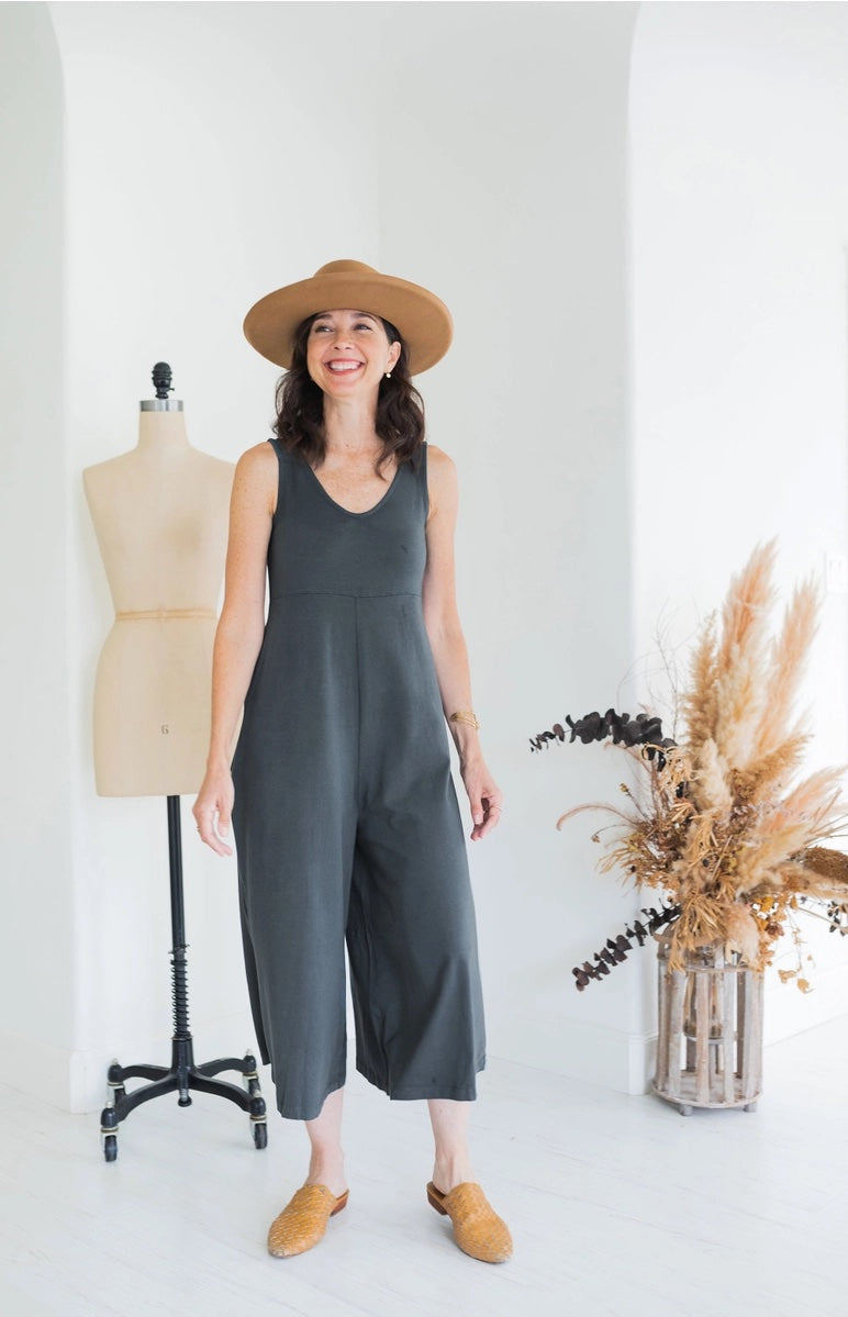 Lakeside Jumpsuit (Organic Cotton) - Zinc Grey