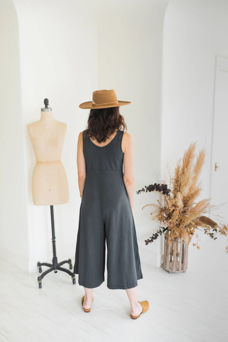 Lakeside Jumpsuit (Organic Cotton) - Zinc Grey