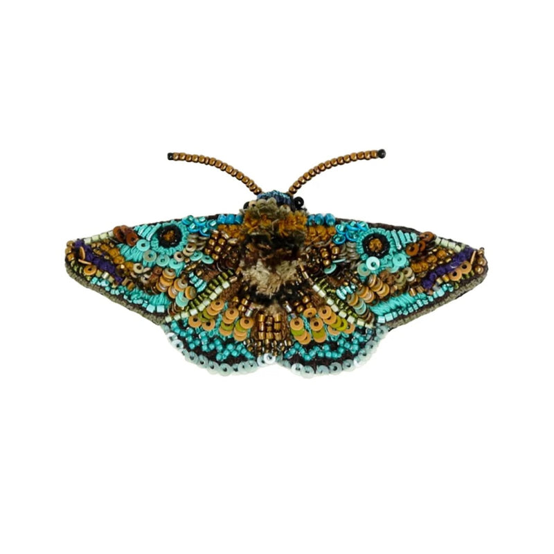 Lanipes Moth Brooch