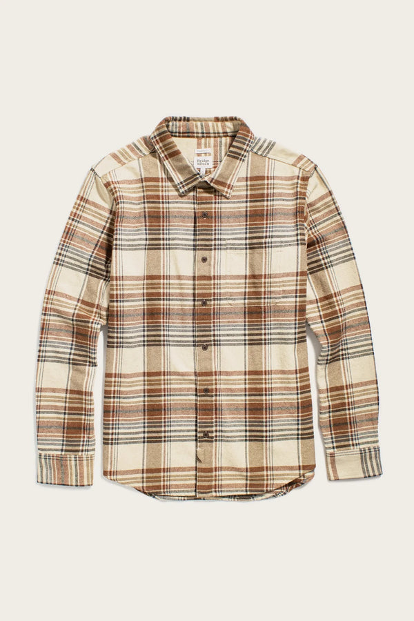 Larson Shirt - Latte Plaid