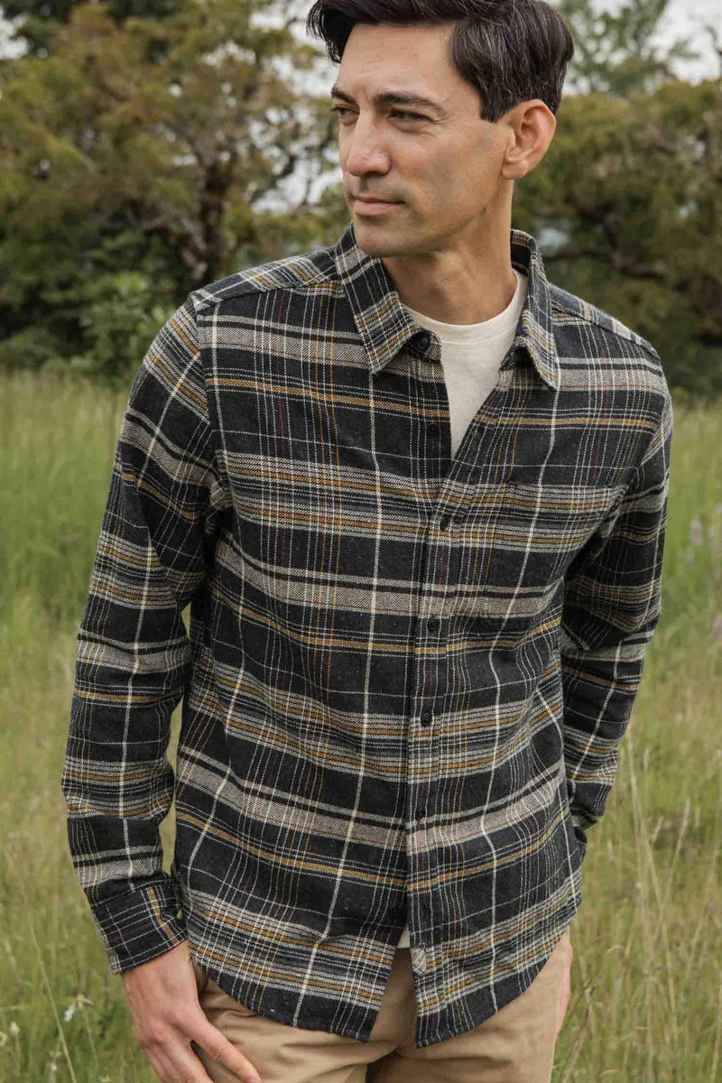 The Larson Shirt - Volcanic Plaid