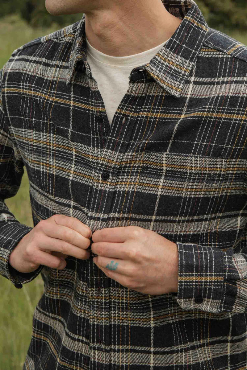 The Larson Shirt - Volcanic Plaid