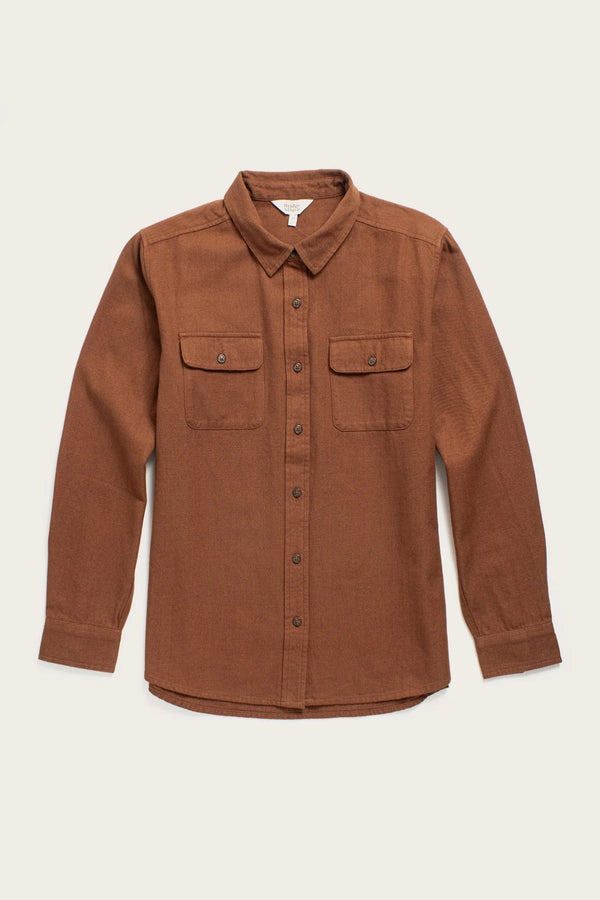 The Lenon Shirt - Terracotta Melange