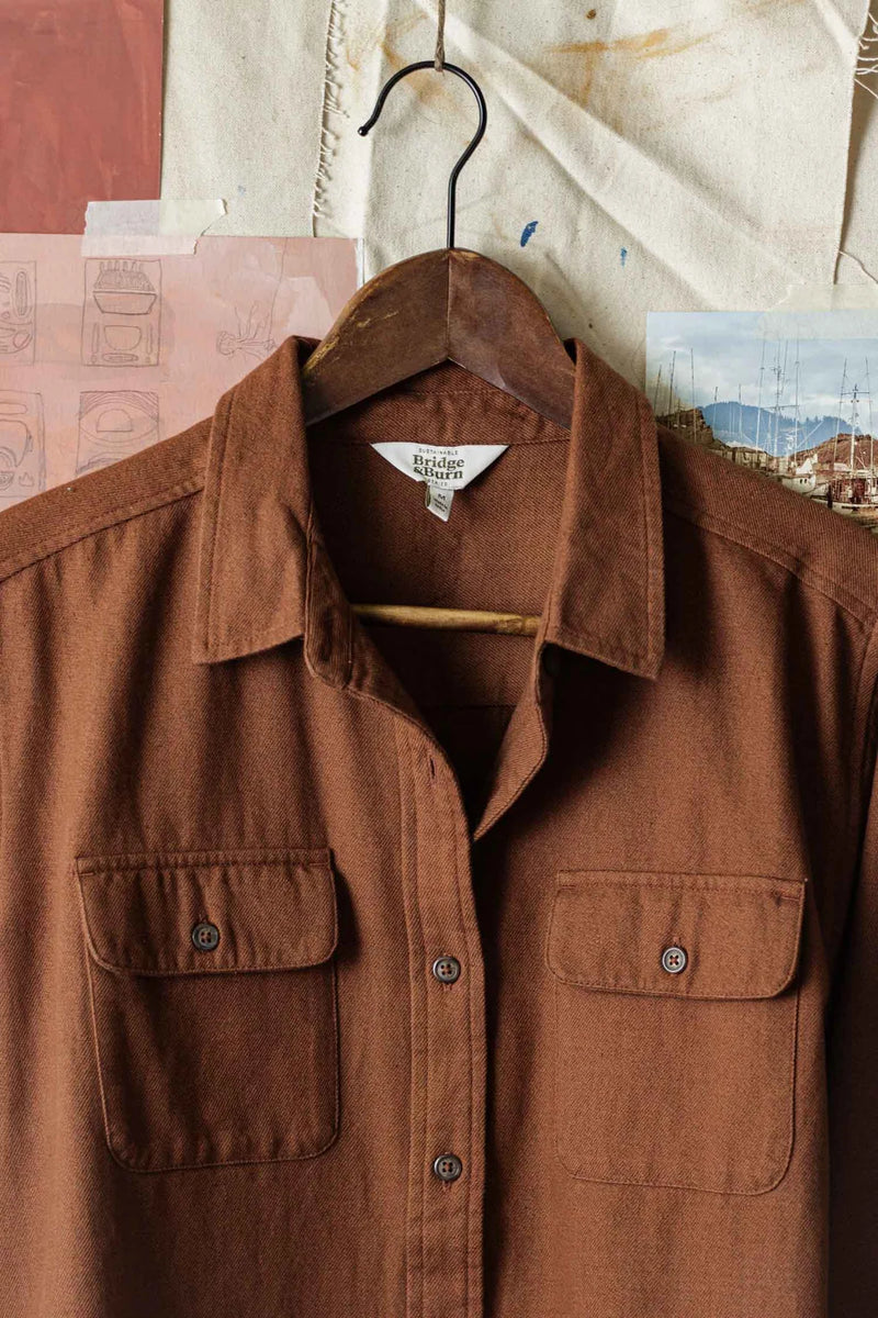 terracotta dress shirt Shirt 04 in Terracotta