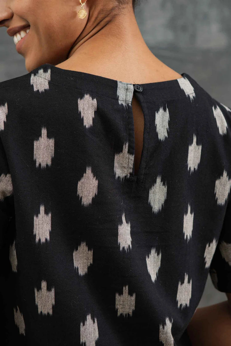Leona Shirt - Eclipse Ikat