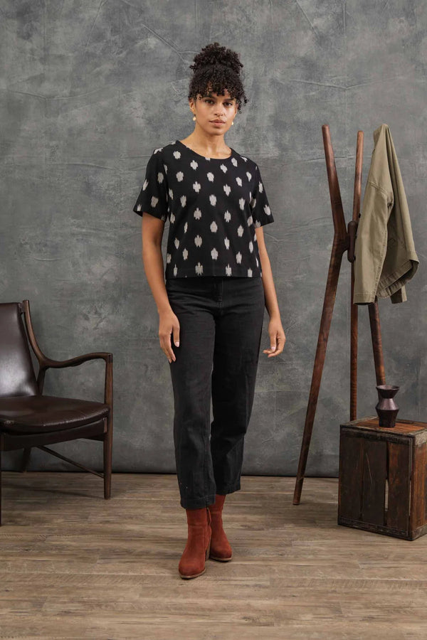 Leona Shirt - Eclipse Ikat