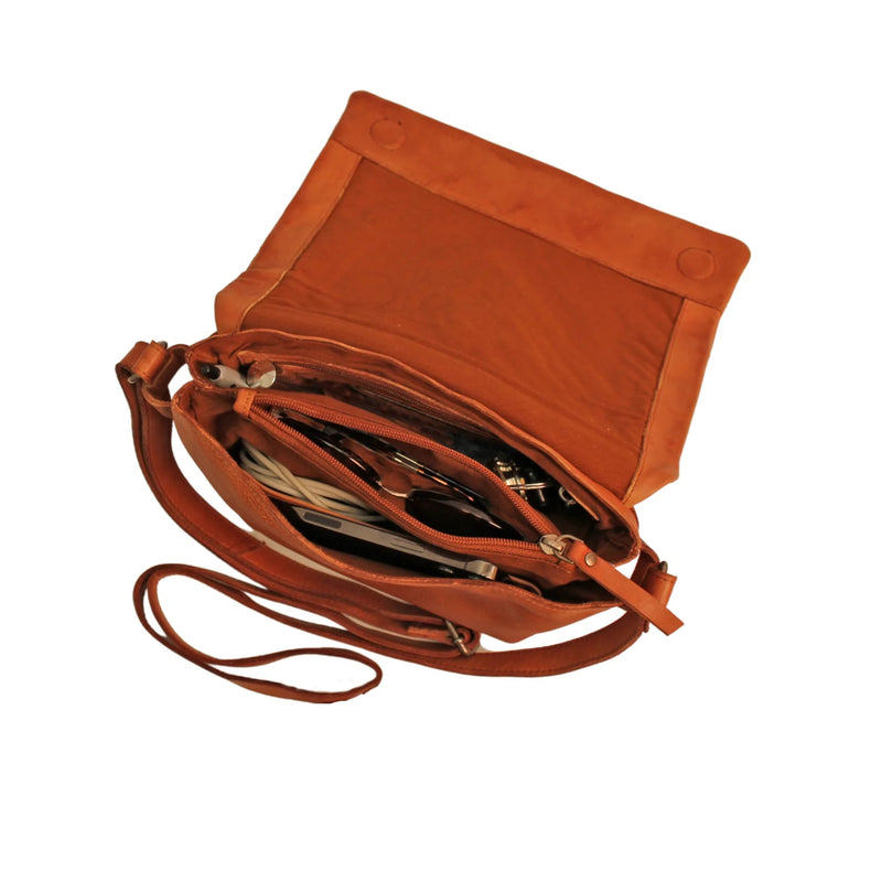 Luca Crossbody in Cognac