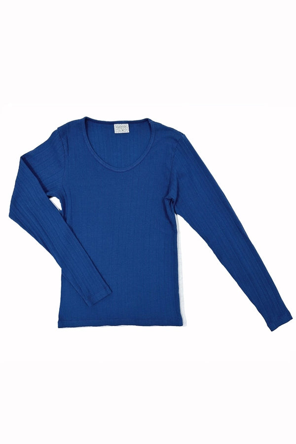 Maisie Long Sleeve Tee in Royal