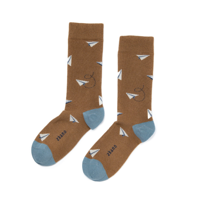 Maverick Organic Cotton Crew Sock - Dark Bronze